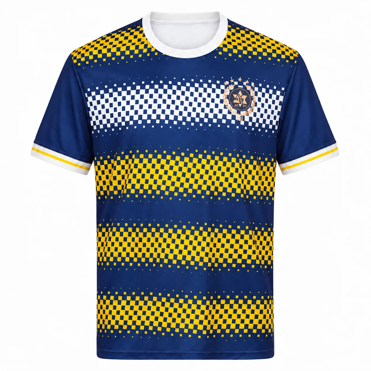 2026/27 Men's Retro Football Jerseys Israel Style Soccer Shirt Short Sleeve Graphic Tee Yellow Blue Sports Top Casual Streetwear