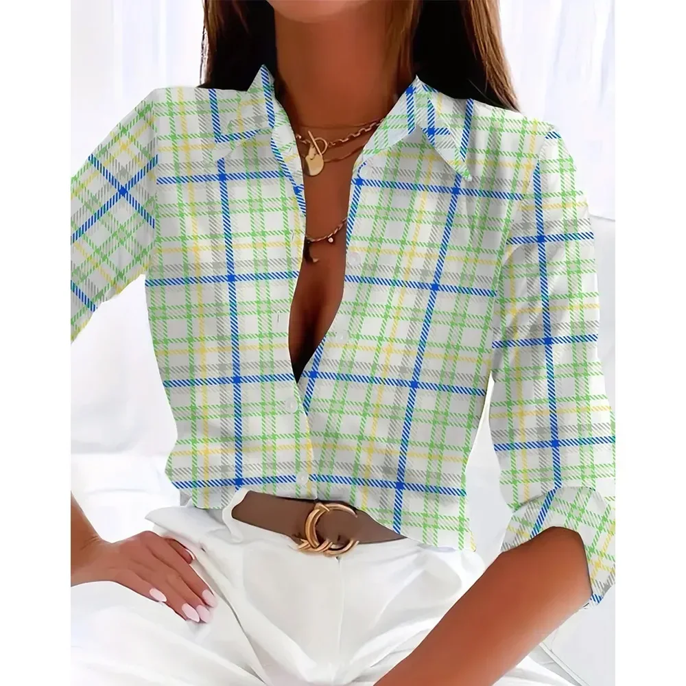 ファッションレディースシャツ 夏 レオパード柄 3Dプリント レディース長袖トップス 2025 春秋 カジュアル ルーズトップス 長袖シャツ