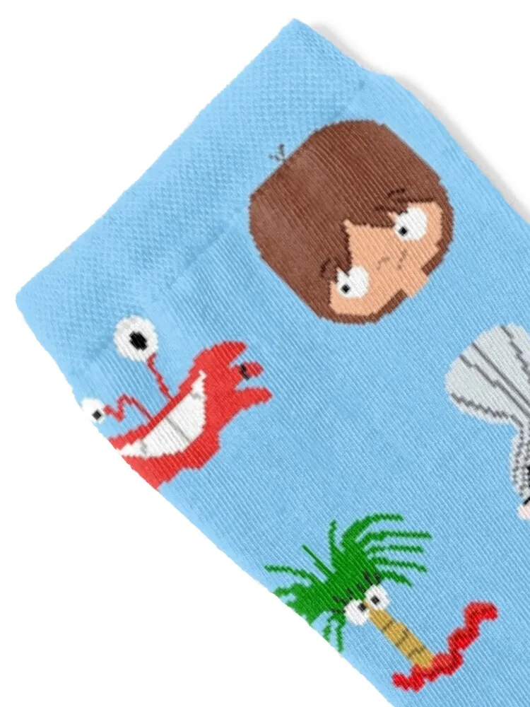 Fosters Home for Imaginary Friends - pixel pattern 2 Socks hiking happy Hiking boots Stockings man Socks For Women Men's