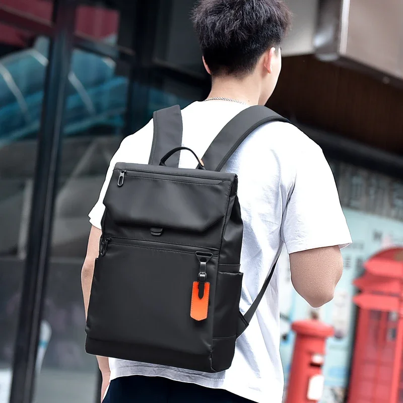 High Quality Waterproof Men\'s Laptop Backpack Luxury Brand Designer Black Backpack for Business Urban Man Backpack USB Charging