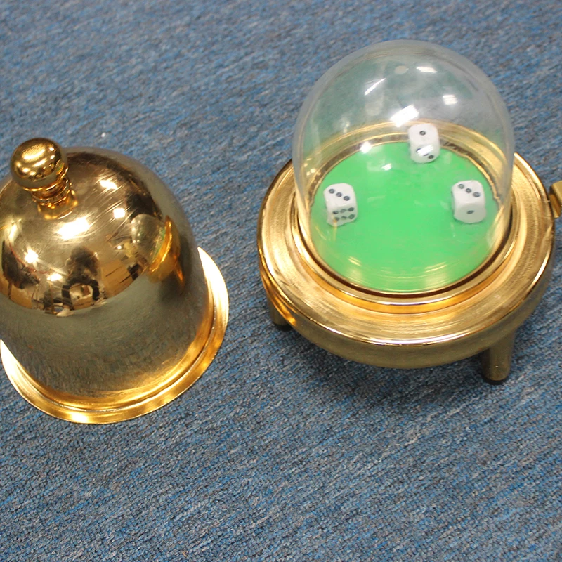 Copo de morrer automático de metal luxuoso