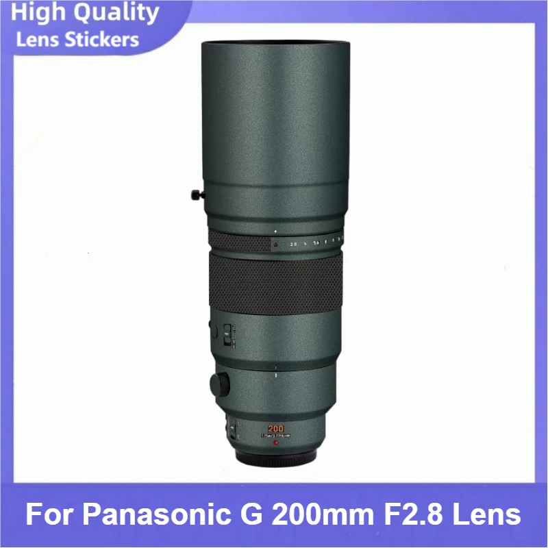

Защитная пленка-наклейка для объектива Panasonic G 200mm F2.8 с защитой от царапин, защитная пленка для корпуса, защитный чехол для Lumix 200F2.8