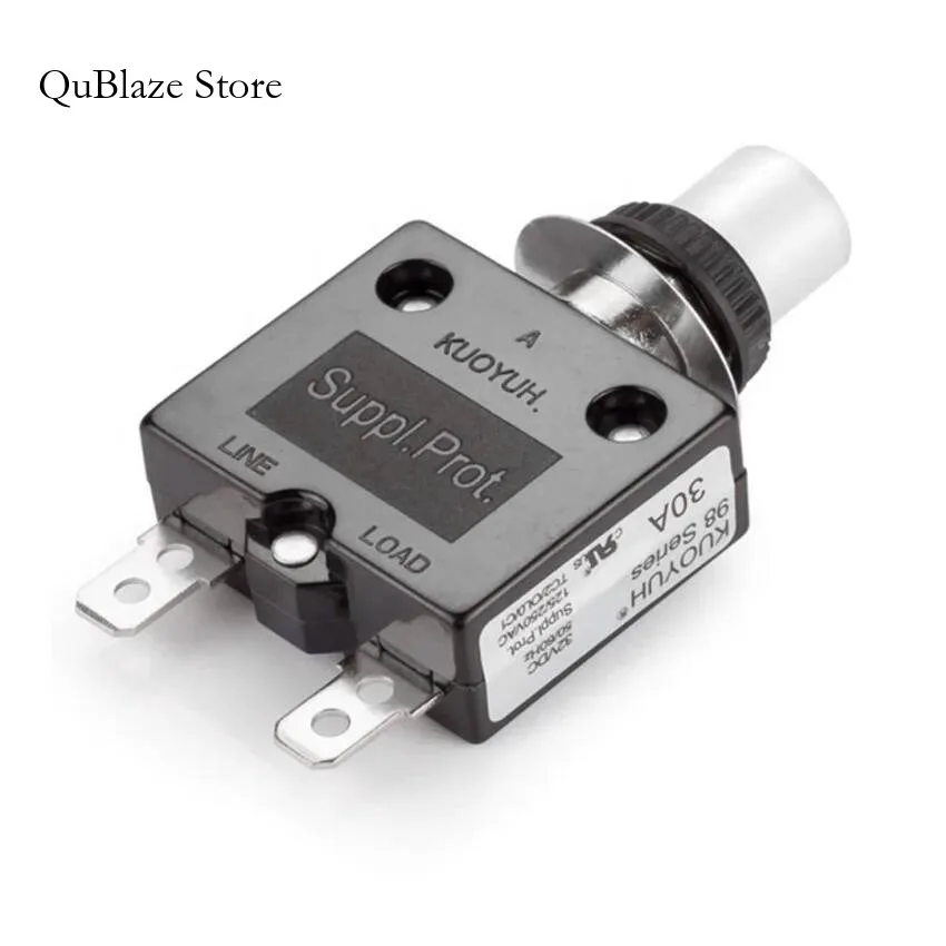 Kuoyuh 98 Series 30A Manual Reset Pump Motor Thermal Protector Circuit Breakers