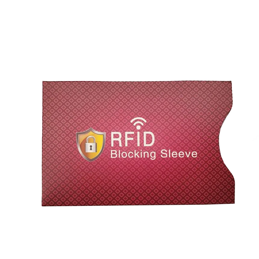 20Pcs/Lot Anti Theft RFID Credit Card Protector Blocking Cardholder Sleeve Skin Case Covers Protection Card Case Blocking Sleeve