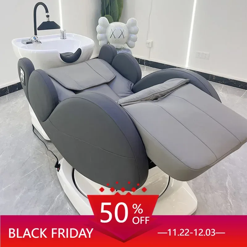 Stretcher Spa for Hair Shower Chair Mobility Hairdressing Salon Shampoo Bed Wash Massage Stock Equipment Washing Treatment Thai