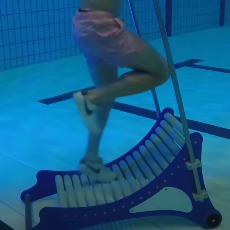 Underwater treadmill swimming pool curve stainless steel material
