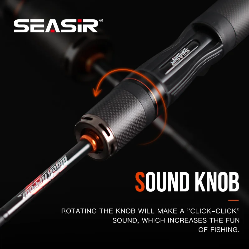 SEASIR الأسود السهم الصيد رود 1.5 متر-1.8 متر إغراء الوزن 0.8-10 جرام UL الكربون فوجي O دليل خواتم BFS قصبة السمك