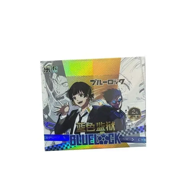 만카 블루 락 애니메이션 수집 카드 두꺼운 버전 한 박스 수집 선물 장난감 필수품