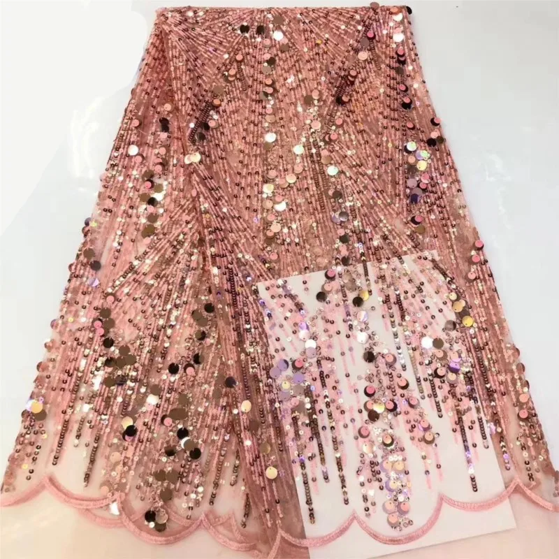 

Sequin Embroidery Multicolor Cloth Formal Dress Wedding Clothing Accessories Fabric