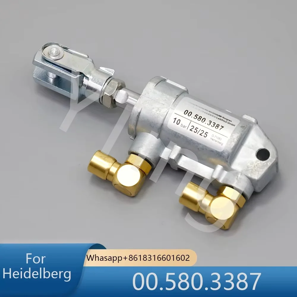 00.580.3387 Air Cylinder Copper Nozzle Glue Nozzle 4MM QGA25x25 For Heidelberg SM74 SM102 Printing Machine