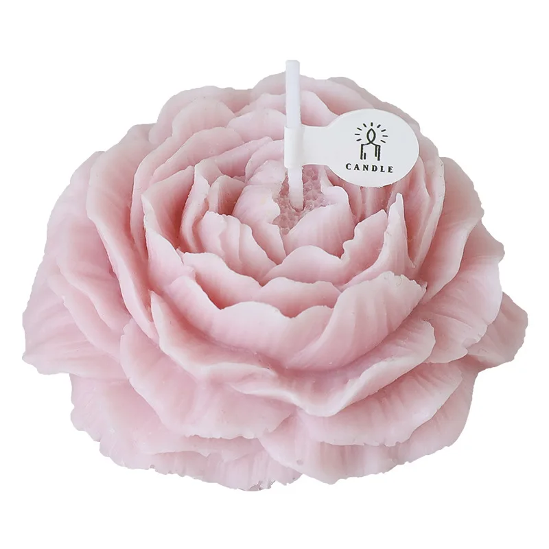 Candle Peony flower modeling gift decoration Mother\'s Day birthday flower scented candle