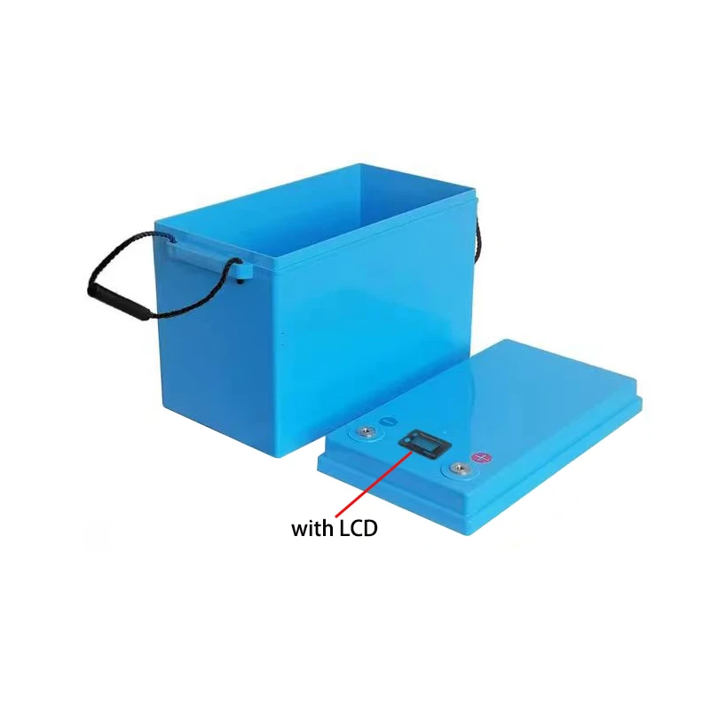 12V24V 50Ah 90Ah 105Ah 200Ah 280Ah 320Ah Lifepo4 Battery Storage Boxes DIY Solar Cells RV Yacht Battery Storage Plastic Case