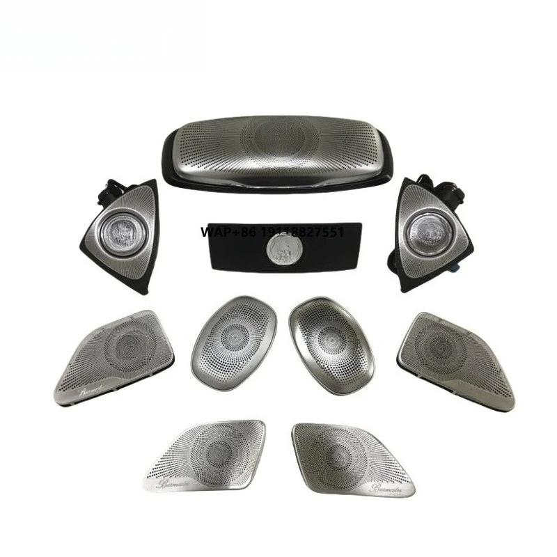 

W222 Loud Speaker Fit for S E Class 2014-2020 Speaker Cover with LED 7 Color and 64 Colors Speaker for W213