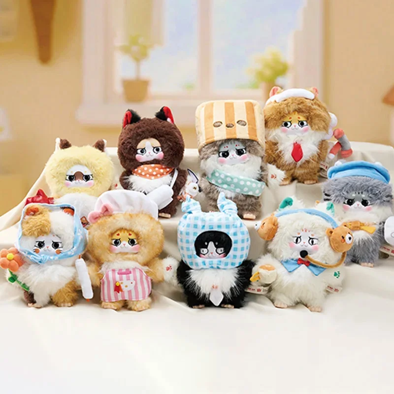 

New The Cat Lord's Workplace Story Plush Vinyl Blind Box Cute Backpack Pendant desktop decoration Trendy Toys Mystery Box Gifts