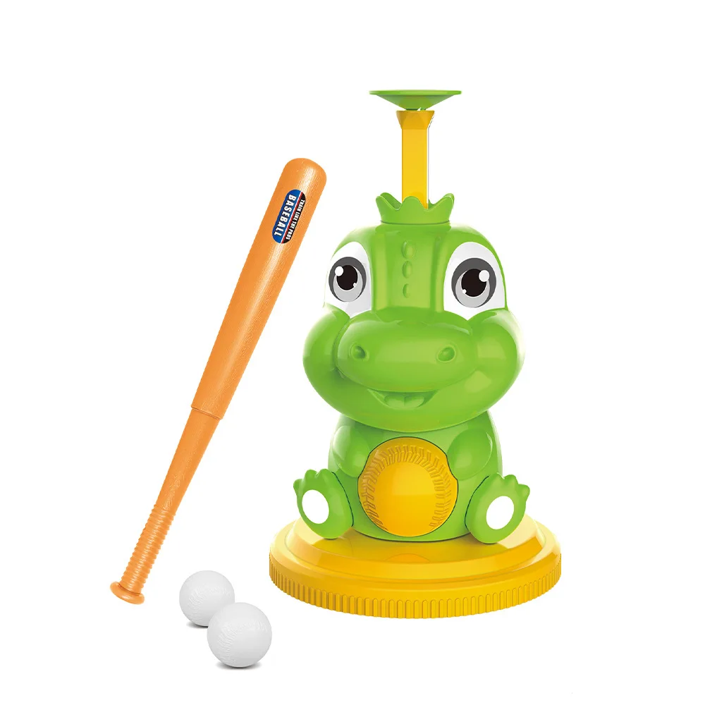 Kids Baseball Pitching Machine Training Equipment Backyard Games Baseball Pitcher Gifts Baseball Bat Ball Set Outdoor Toys Games