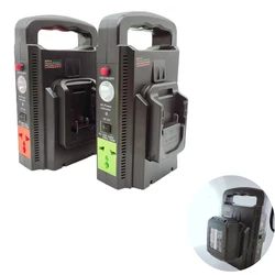 Inverter per batteria al litio Mobile da esterno a 2 canali da 150W per Makita/DeWalt/Milwaukee/Bosch 18v batteria 110V 220V Inverter di potenza