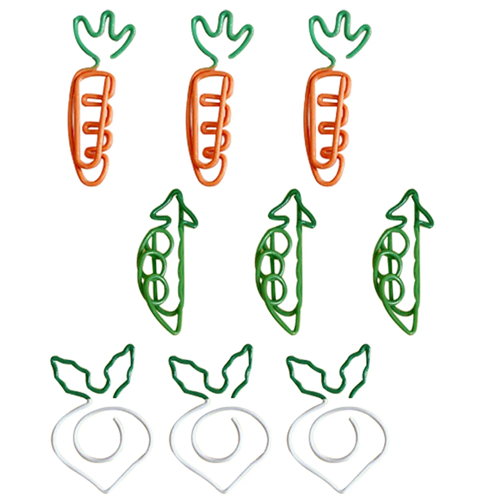 

9Pcs Small Paper Clips Cute Cartoon Design for Document File Office School Decorative Use Paper Clips for File