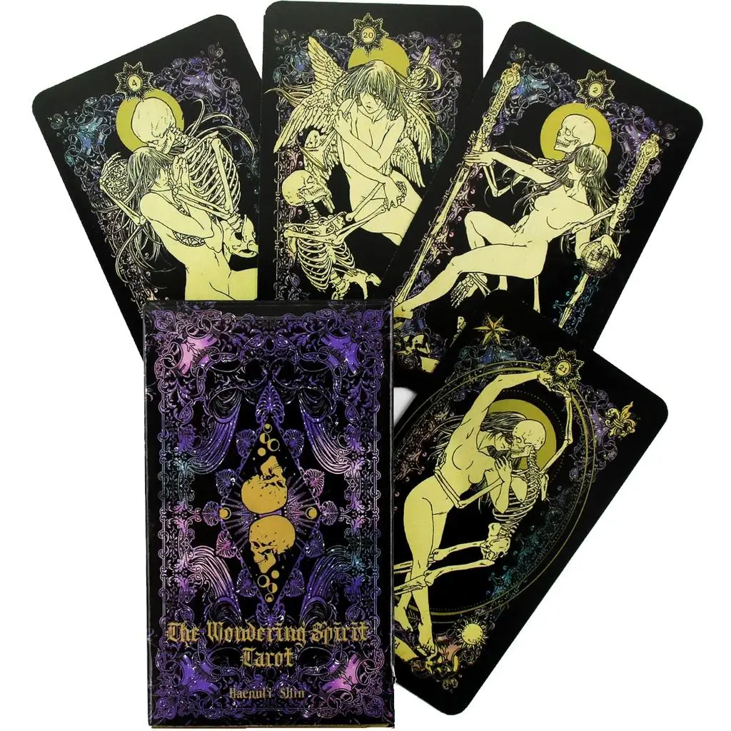 The Wondering Spirit Tarot Decks Wysokiej jakości gry planszowe do wróżenia Gry rozrywkowe na imprezach Okultystyczna gra karciana