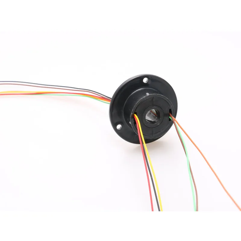 1pc 6 Channel 2A Conductive Slip Ring | 10mm Through Bore IP54 Rated Unlimited Rotary Joint