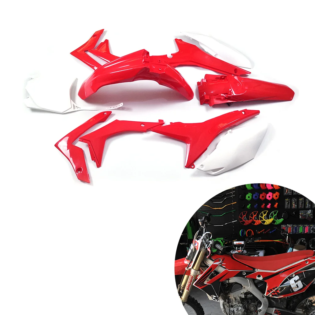 OTOM Motorcycle Full Body Set Fairing Plastic Kit Front Rear Fender Fuel Tank Cover CRF 250 450 For HONDA CRF250R CRF450R