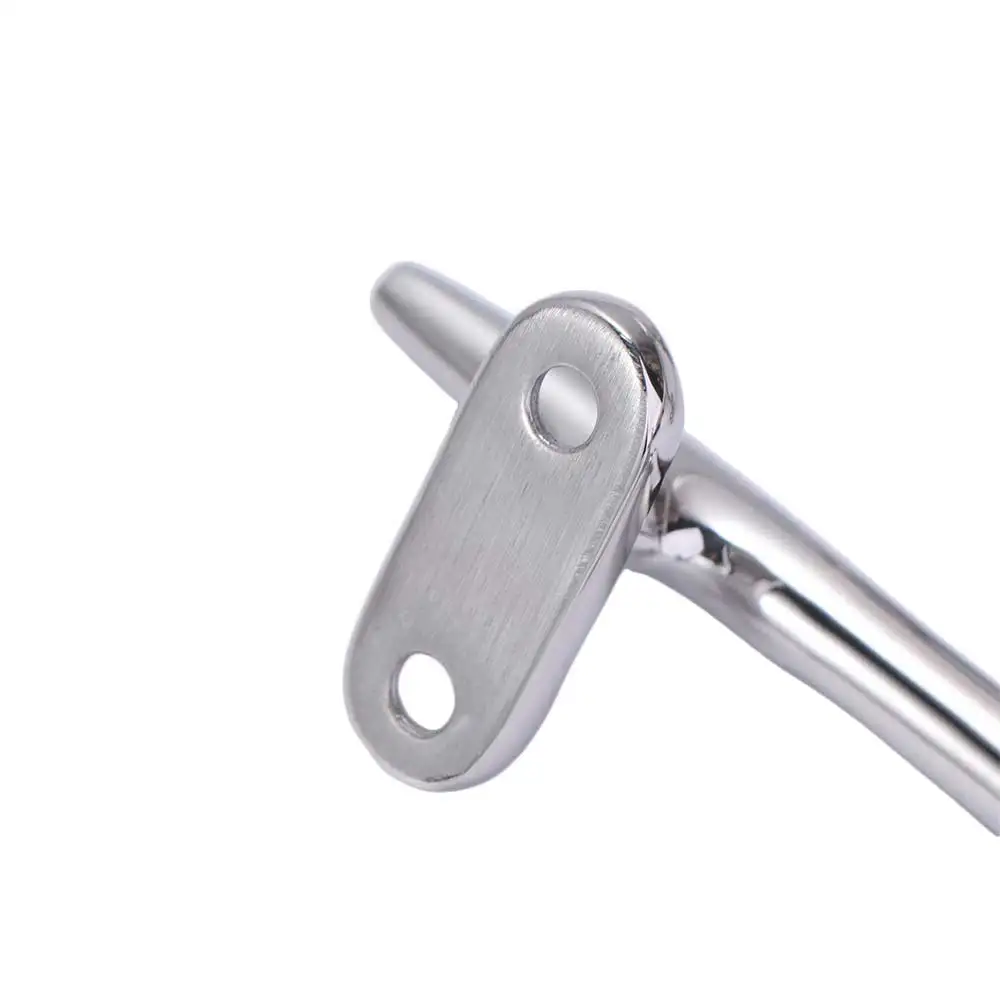 316 Stainless Steel Boat Hollow Base Cleat Marine 4-8inch Boat Grab Handle Sturdy Polished Heavy Duty Boat Cleat Kayak Webbing
