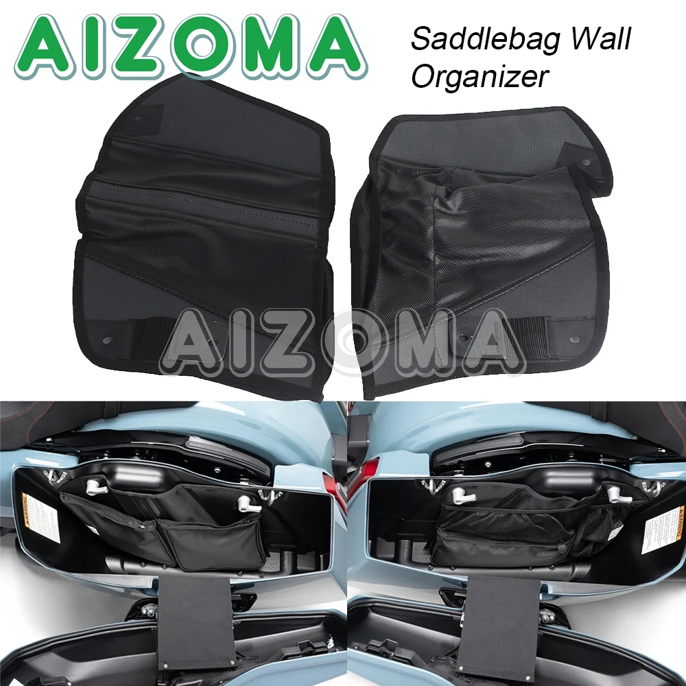 

Motorcycle Saddlebag Wall Organizer Storage Bag For Harley CVO Street Glide Road Glide FLHXSE FLTRXSE ST FLTRXSTSE 2023 2024