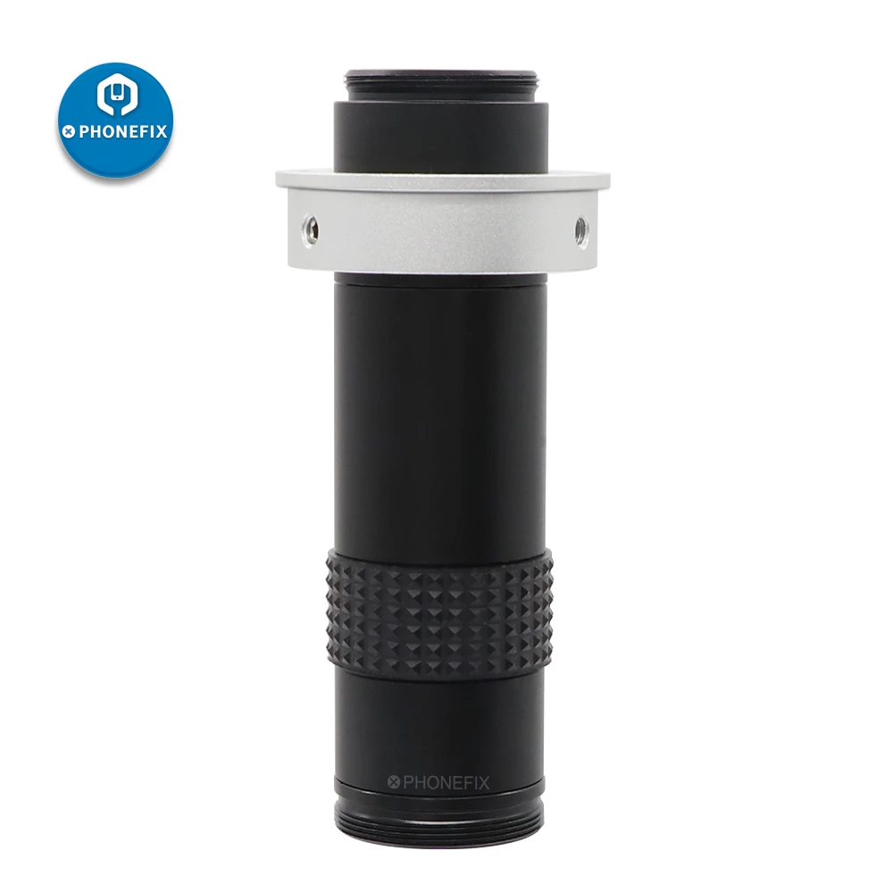 1X - 130X C mount Lens Interface Continuous Zoom C / CS interface High Coverage For CCD CMOS Industry Video Microscope Camera