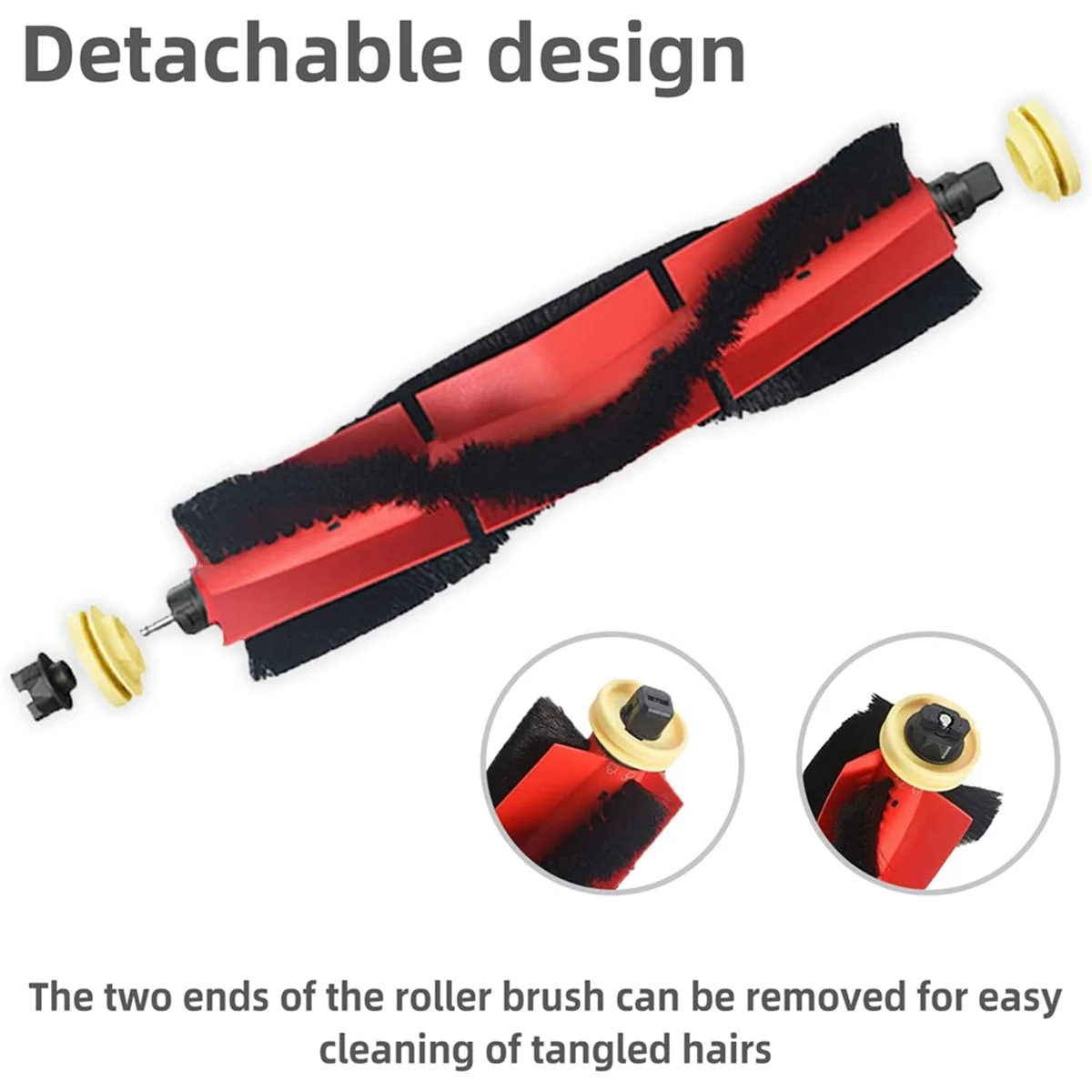 FZFZ Für E4, E5, S4, S4 Max, S5, S5 Max, S6, S6 MaxV Roboter-Staubsauger Ersatzteile Hauptseitenbürste Hepa-Filter