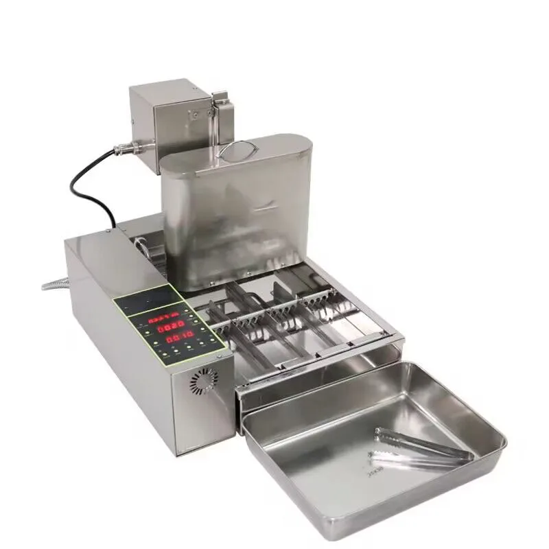 2000W Commercial Automatic Donut Making Machine 4 Row Microcomputer Electric Heating Donut Machine