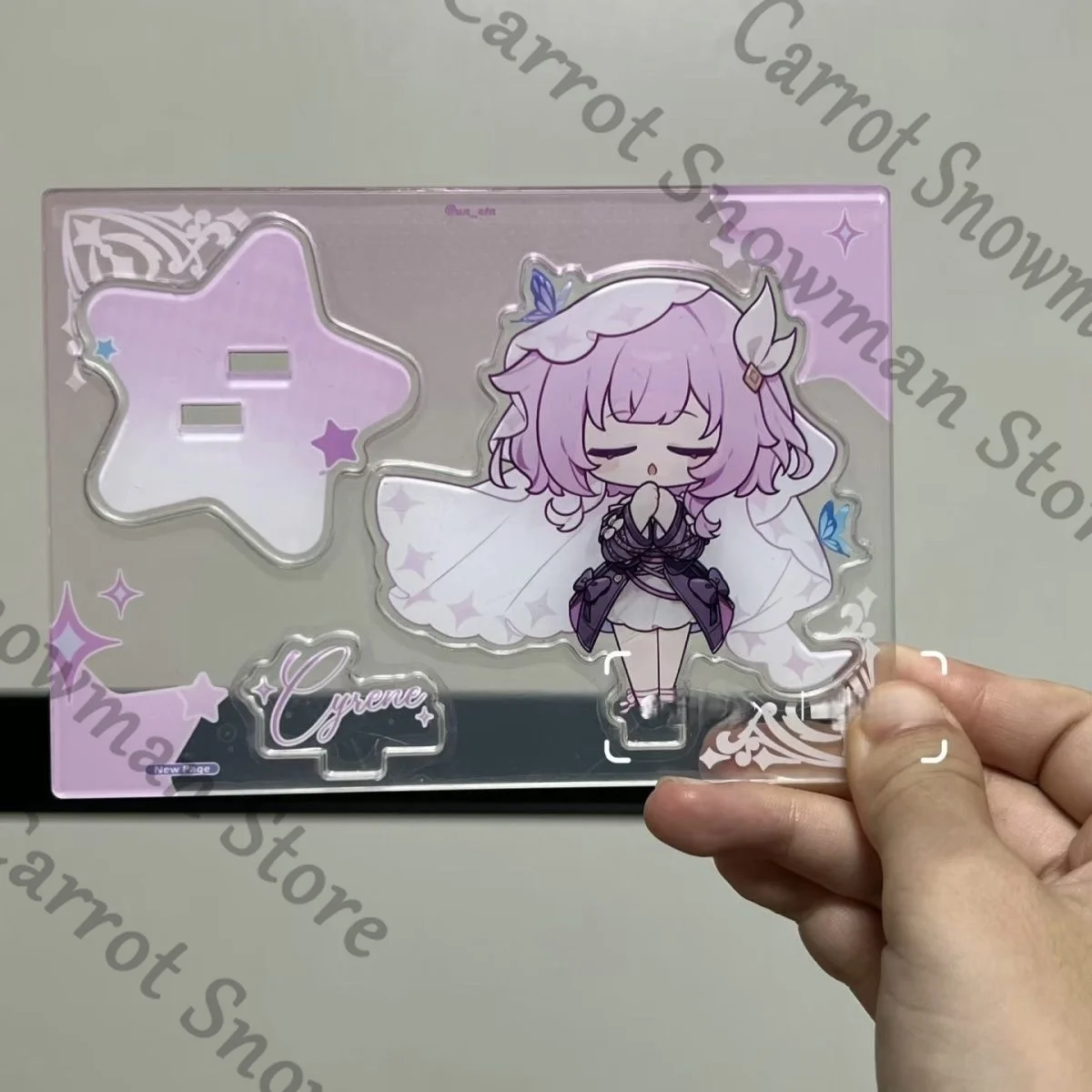 هونكاي: زملاء ستار ريل Phainon Cyrene Trailblazer Castorice ambitus Q نسخة لطيف أكريليك علامة واقفة هدية تزيين