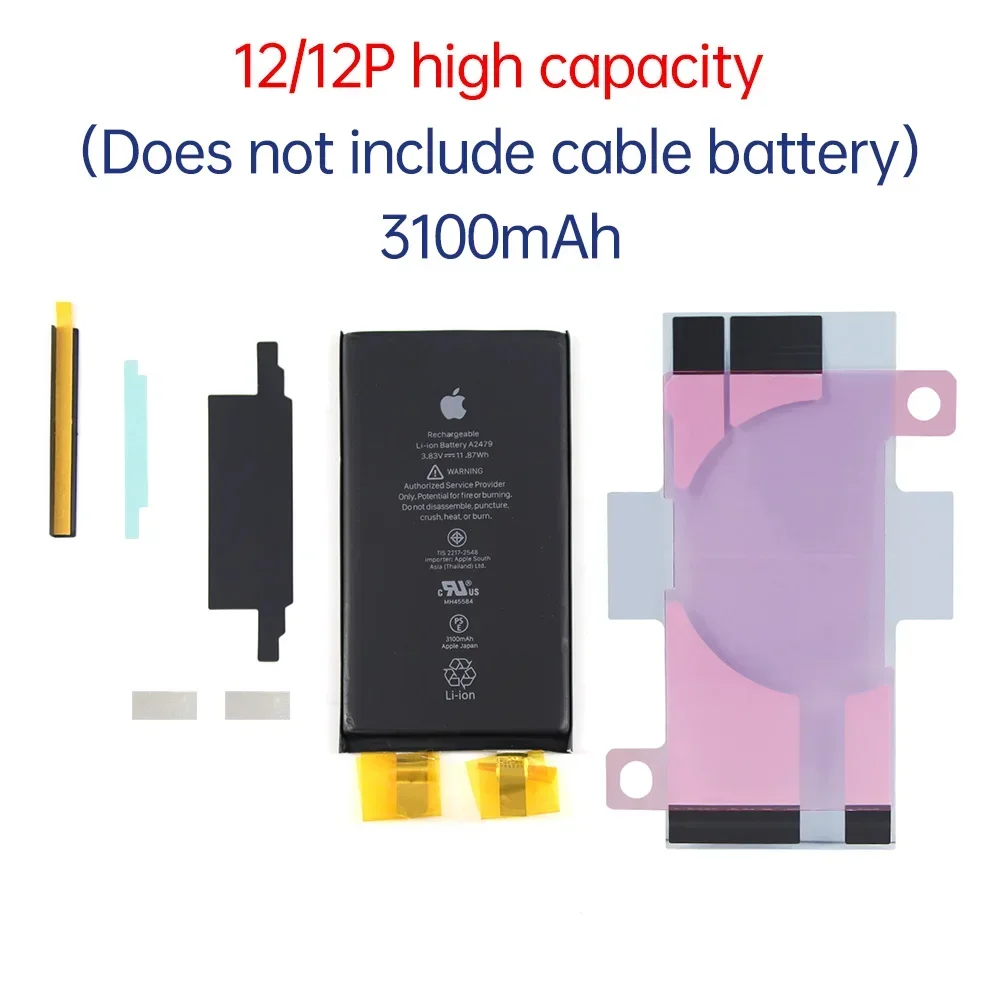 High Quality 0 Cycles Battery Cell For iPhone 8 Plus X XS 11 12 13Pro Max Separate battery cells to solve pop-up window problems