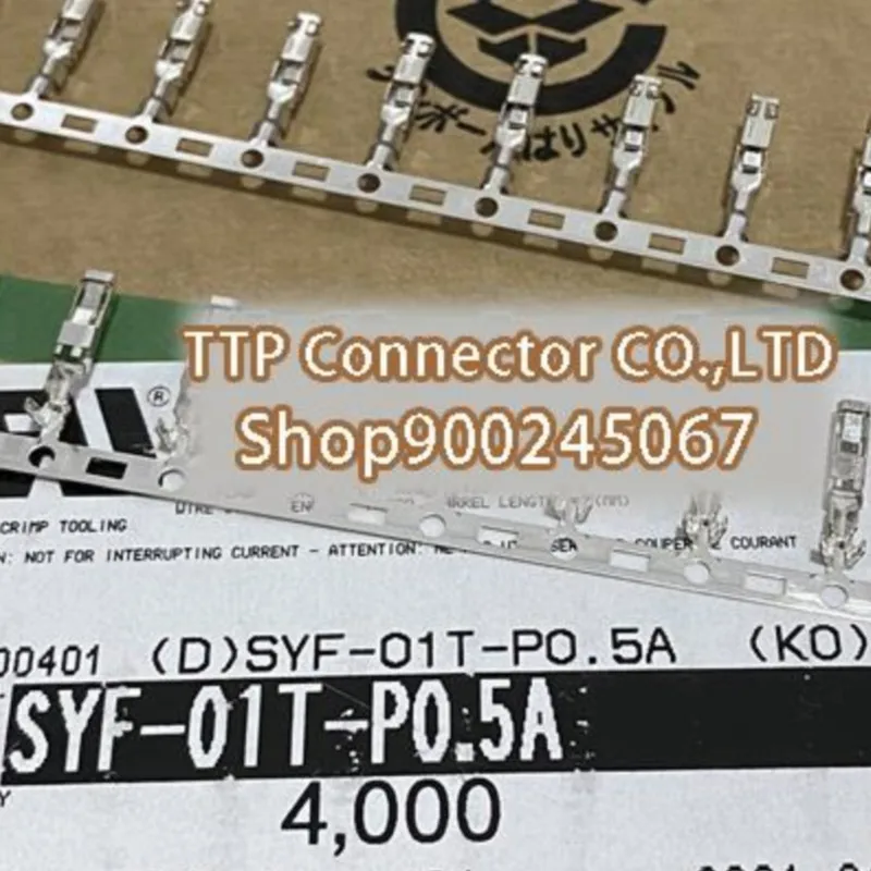 500pcs/lot Connector SYF-01T-P0.5A Wire gauge 20-26AWG 100% New and Origianl