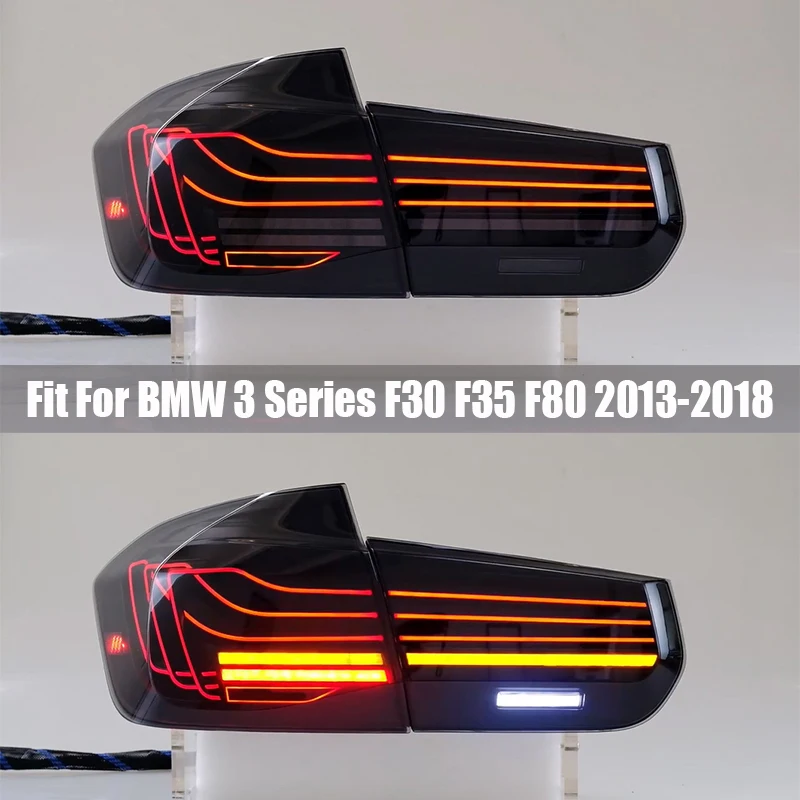 Taillight Assembly Fit for BMW 3 Series F30 F35 F80 2013 2014 2015 2016- 2018 Modified CSL Floating Running Light Water Steering