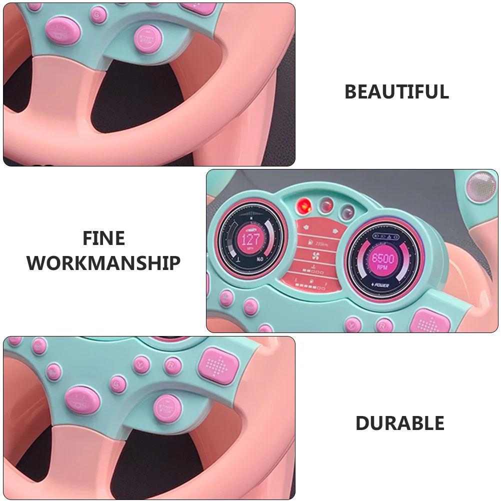 

1Pcs Steering Wheel Educational Simulation Plaything Kid Play Gift Kid Steering Wheel Toy
