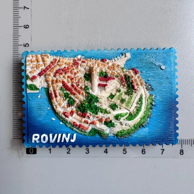 Kroatien Kühlschrankmagnete Dubrovnik Zagreb Split Trogir Hvar Vodice Rabac Pula Rovinj Vrsar Touristensouvenirs Kühlschrankmagnete