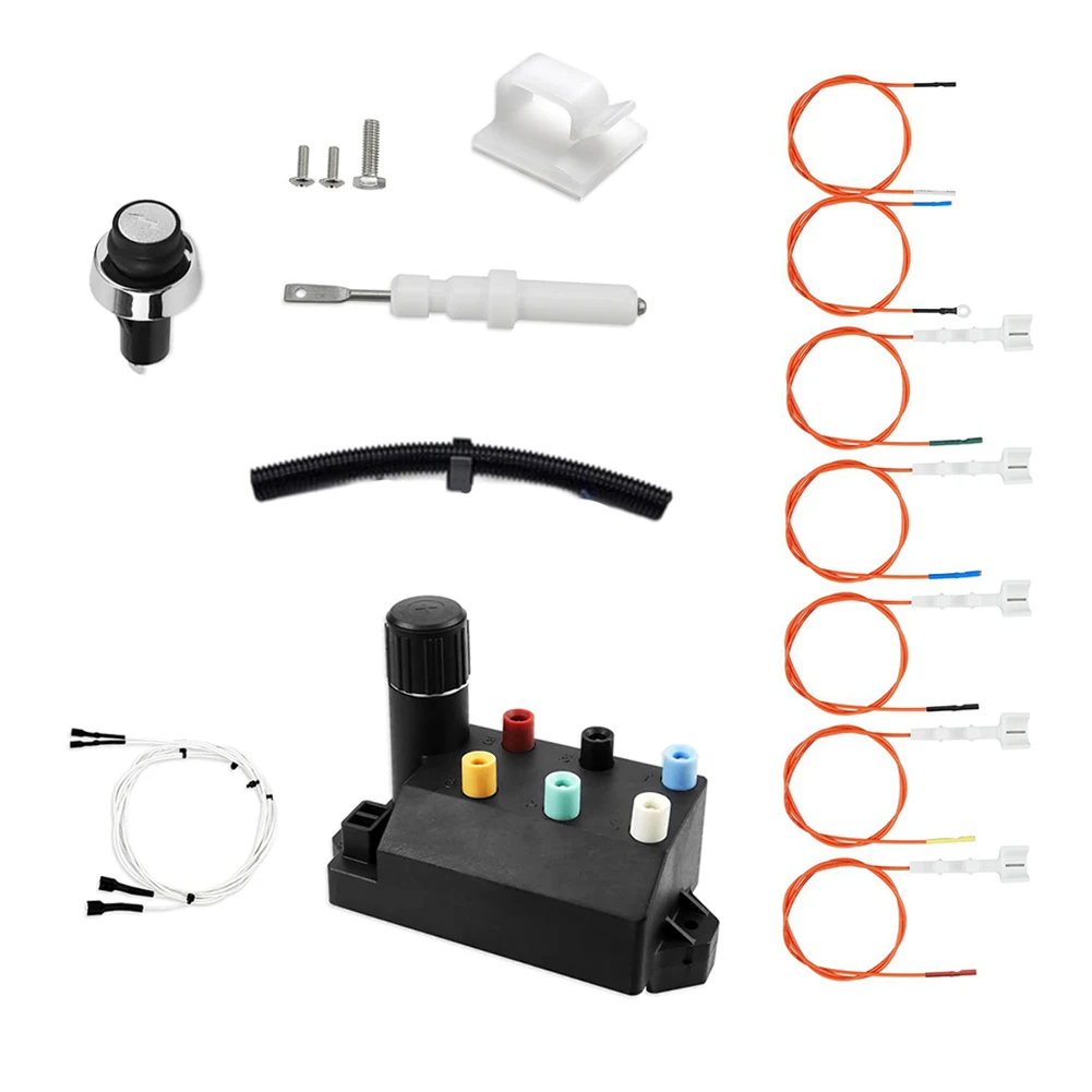 For Weber For Genesis II 330335 and 430435 Grill Igniter Replacement Kit 6-Outlet Electronic Ignition System with Earthed Wire