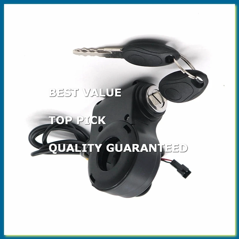 E-Bike Lgnition Lock Key Thumb Throttle Switch Power for M5/ M365 Universal Electric Scooter Accessories