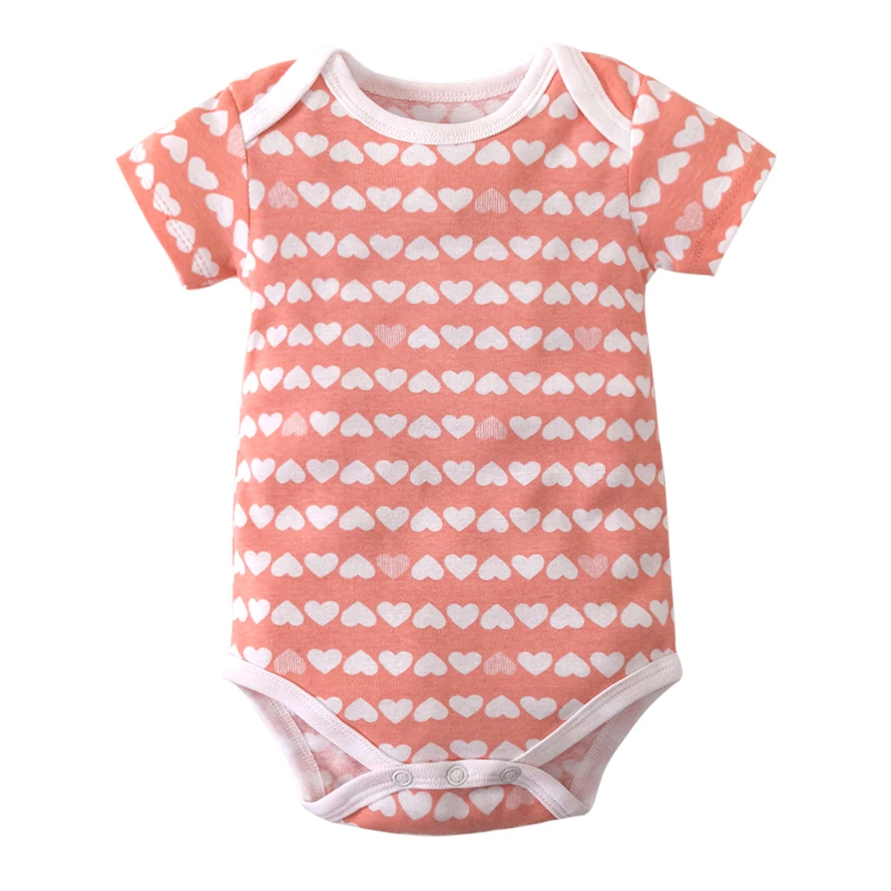 Baju Monyet Bayi Baru Lahir Baju Bayi Laki-laki Perempuan Jumpsuit Bayi Print Bodysuit Bayi Kasual Lucu