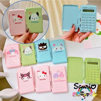 Sanrio 헬로 키티 미니 만화 휴대용 계산기 홈 오피스 계산기 어린이 초등학교 계산기 어린이 학교 용품