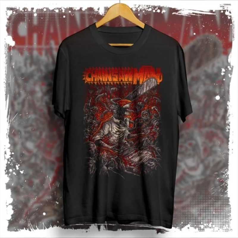 

Chainsaw Men CSM Denji Makima Power Pochita Anime Manga Graphic T-Shirt Summer New Men's and Women's Anime Streetwear