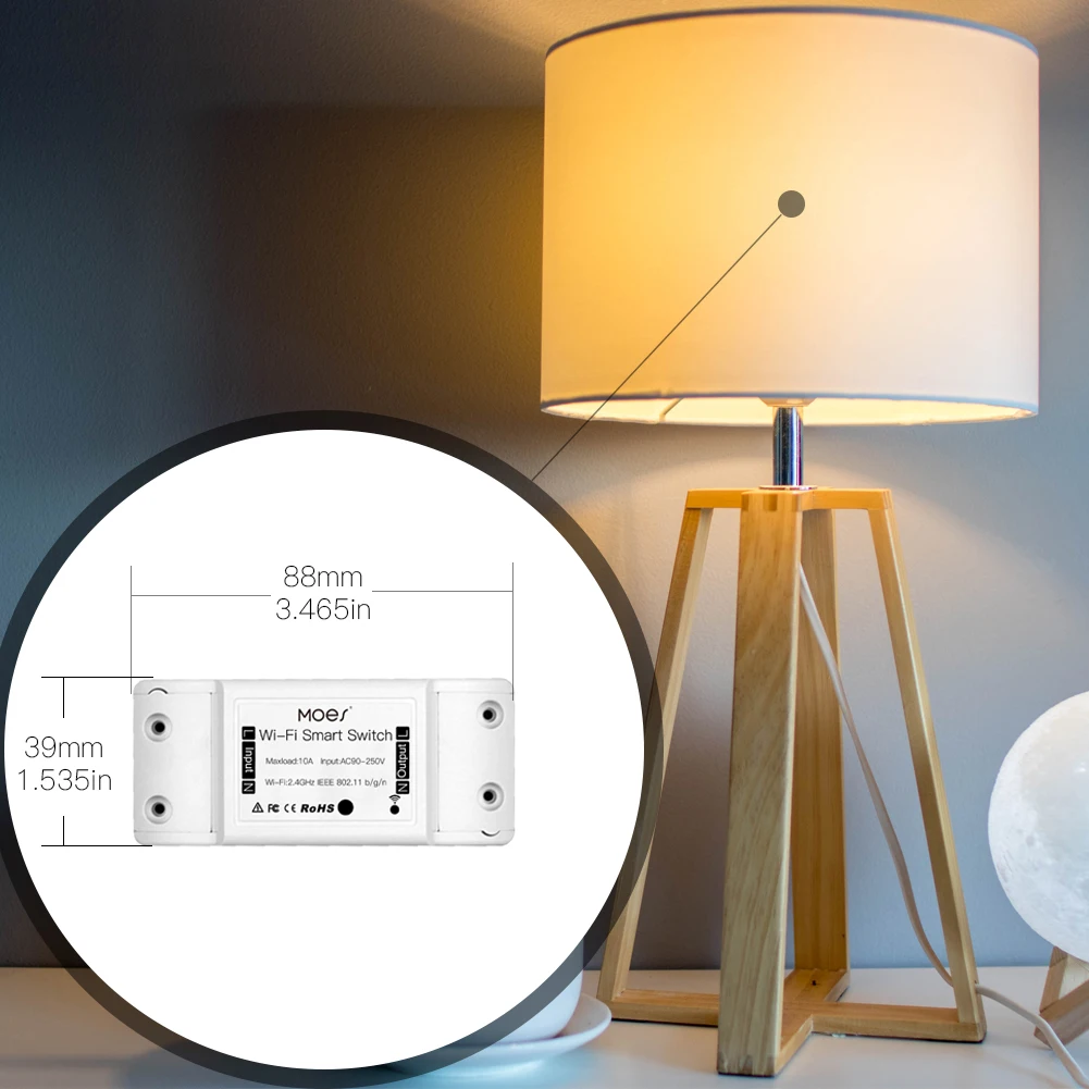 Wifi/bluetooth inteligente interruptor de luz universal disjuntor temporizador vida inteligente app controle remoto sem fio funciona com alexa casa