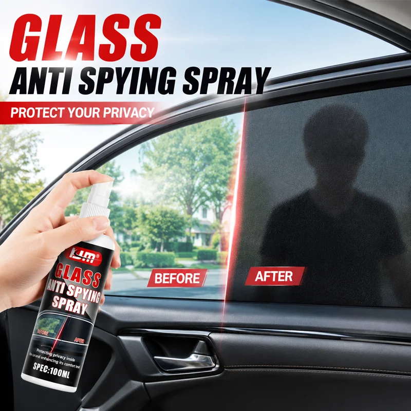 Car Window Anti Peeping Privacy Spray Hazy Coating Stop Outside Spying Protect Interior Privacy for Automotive Side Window Glass