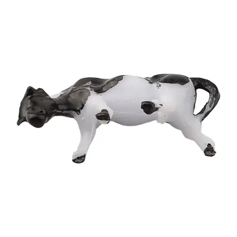 Komodell Modellprydnadssaker 1/87 10 stilar/förpackning Färgglad Handkolorerad Höjd 1,0 cm-2,0 cm Längd 2,0 cm-3,0 cm Plast 8 best sales miniatyr ko leksaker - №1