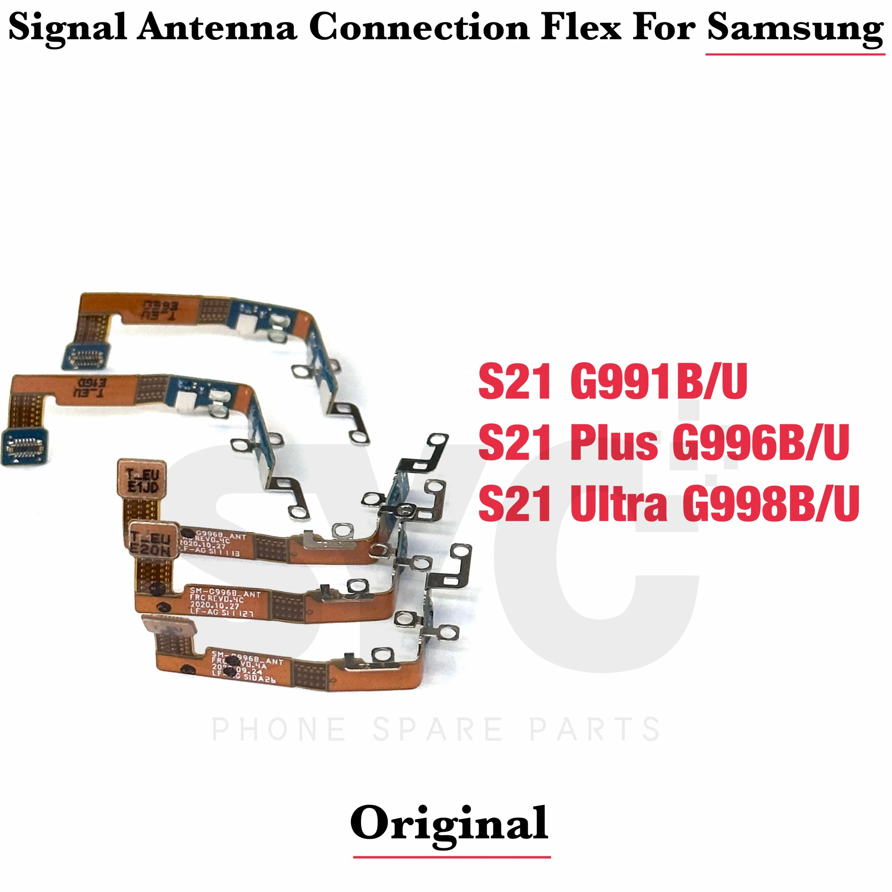 SYC Original For Samsung S21 Plus Ultra 5G G991B G991U G996B G996U G998B G998U Signal Antenna Connection Flex Cable Replacemen