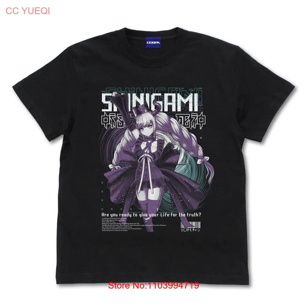 Master Detective Archives: Rain Code Shinigami-chan T-shirt Black Japan New Pre