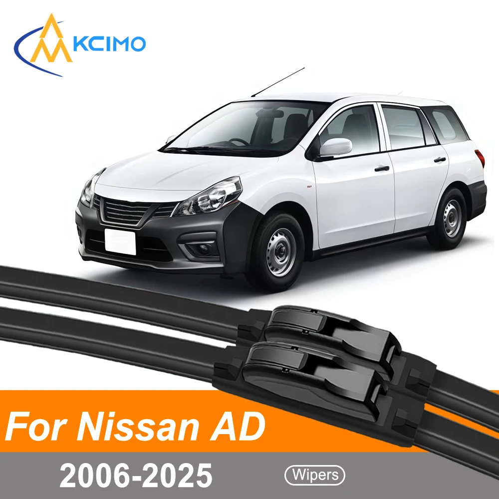 

Front Windshield Wiper Blades For Nissan AD Y12 2006-2025 Driver & Passenger All-Season Quiet Streak-Free Wiping Exact Fit