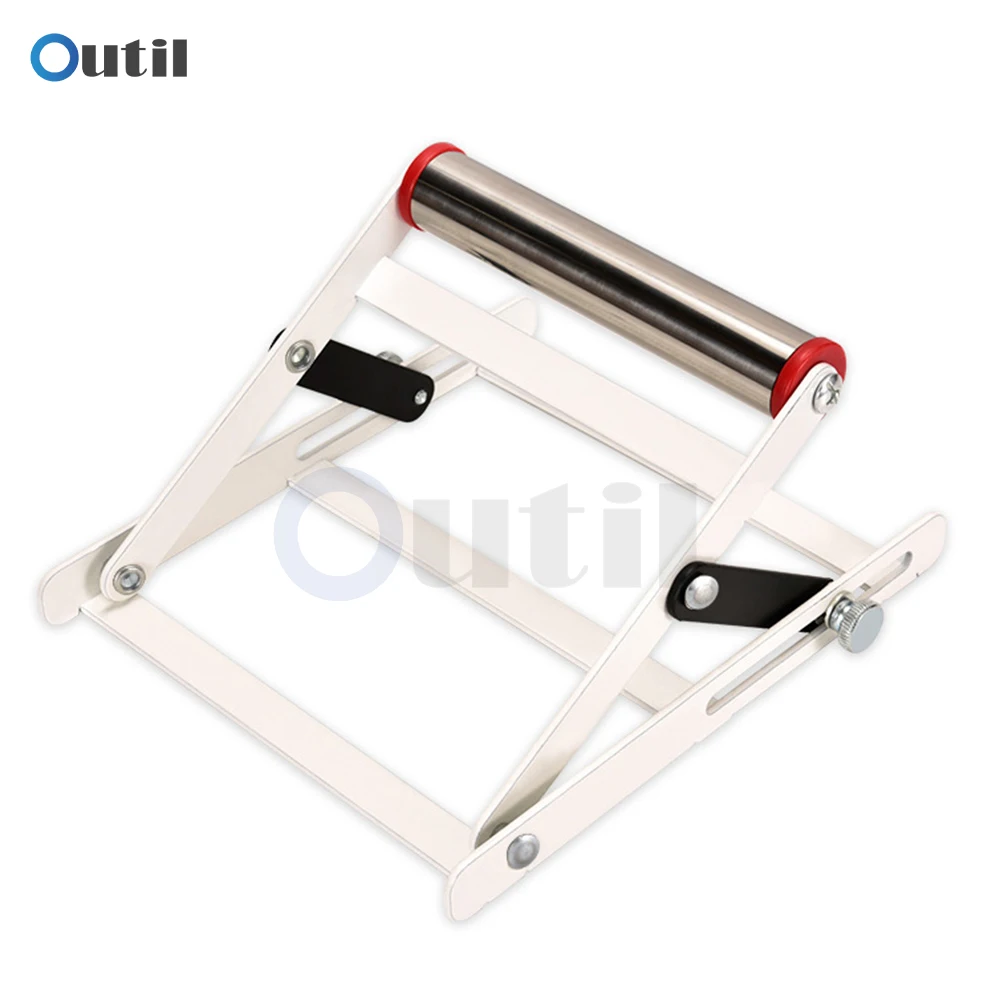 

Material Support Bracket For Cutting Machine Cutting Lift Table Stand Workbench Lift 55-135mm Adjustable Roller Stand Tool