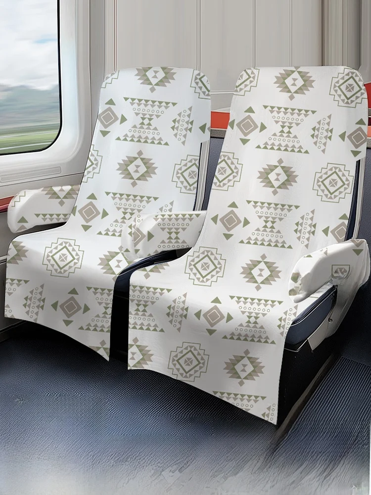 Disposable Thickened Printed  Cover Airport Bus Train Chair Pad Cover Waterproof Non-Woven Fabric Travel Accessories
