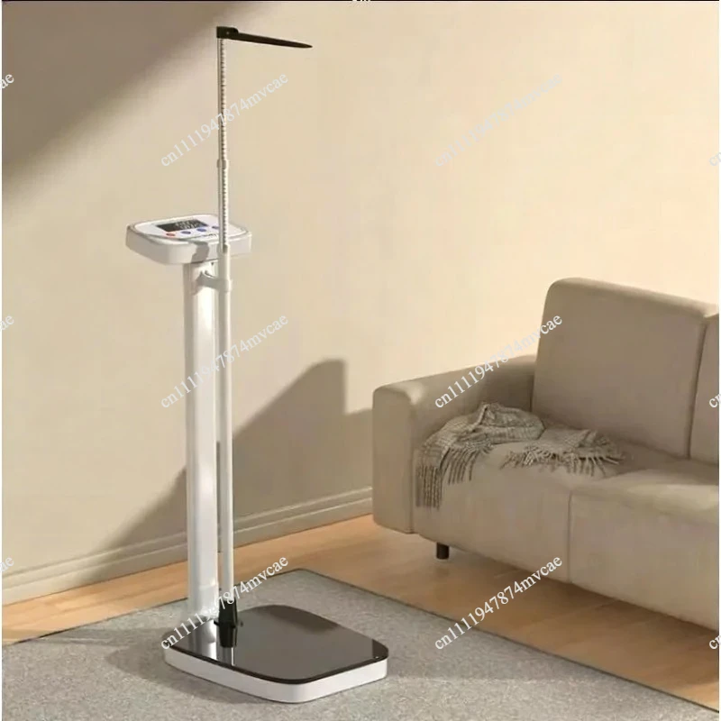 Smart body scale connection APP stadiometer height measuring stadiometer digital height and weight  scale