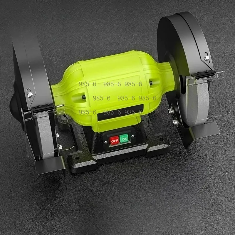 Industrial Grade Vertical Grinder, Small Desktop Household Electric Sand Turbine for Polishing Knife Sharpening